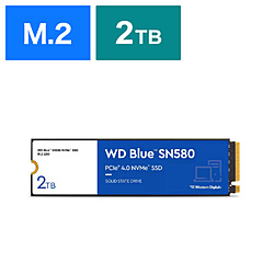 内蔵SSD PCI-Express接続 WD Blue SN580  WDS200T3B0E ［2TB /M.2］
