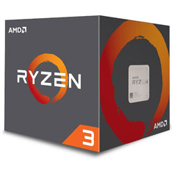 〔CPU〕 AMD Ryzen 3 3100 With Wraith Stealth cooler (4C8T，3.6GHz，65W)   100-100000284BOX