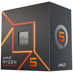 AMD(�G�[�G���f�B�[) �kCPU�lAMD Ryzen 5 7500F W/Wraith Stealth Cooler BOX (6C/12T,3.7Ghz,65W) 100-100000597BOX �mAMD Ryzen 5 /Socket AM5 /�O