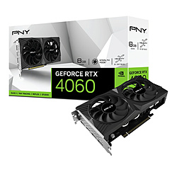 PNY グラフィックボード GeForce RTX 4060 8GB VERTO STANDARD DUAL FAN  VCG40608DFXPB1 ［GeForce RTXシリーズ /8GB］