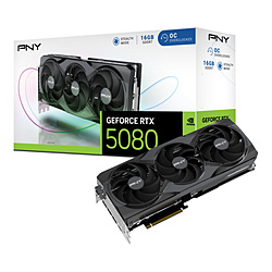PNY PNY GeFORCE RTX 5080 16GB Overclocked TripleFan   VCG508016TFXPB1-O mGeForce RTXV[Y /16GBn