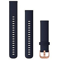 Quick Release Х 18mm Navy Silicone / Rose Gold 010-12924-73