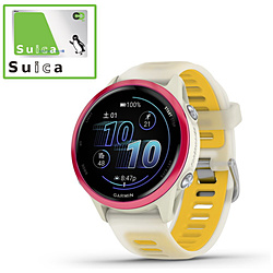 010-02970-32 Forerunner 570（フォアランナー570）42mm ランニングGPSスマートウォッチ  Raspberry / Mango
