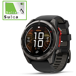 010-03380-12 fenix 8 Pro（フェニックス 8 プロ）51mm MicroLEDディスプレイ 【LTE】 【心電図（ECG）アプリ】  Black