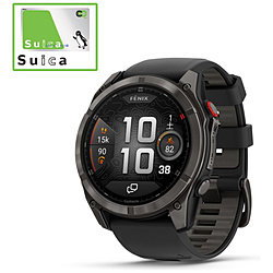 010-03199-21 fenix 8 Pro（フェニックス 8 プロ）51mm AMOLEDディスプレイ 【LTE】 【心電図（ECG）アプリ】  Ti Carbon Gray DLC / Black