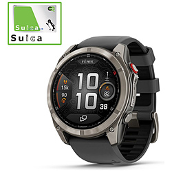 010-03199-31 fenix 8 Pro（フェニックス 8 プロ）51mm AMOLEDディスプレイ 【LTE】 【心電図（ECG）アプリ】  Ti / Graphite