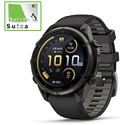 010-04336-61 fenix 9 Pro inReach（フェニックス 9 プロ インリーチ）Sapphire AMOLED 47mm GPSスマートウォッチ【LTE】【心電図心電図（ECG）アプリ】  DLC Ti / Black