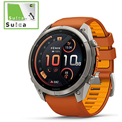 010-04337-51 fenix 9 Pro inReach（フェニックス 9 プロ インリーチ）Sapphire AMOLED 51mm GPSスマートウォッチ【LTE】【心電図心電図（ECG）アプリ】  Ti / Autumn