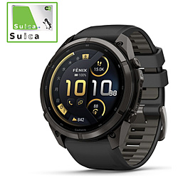 010-04337-61 fenix 9 Pro inReach（フェニックス 9 プロ インリーチ）Sapphire AMOLED 51mm GPSスマートウォッチ【LTE】【心電図心電図（ECG）アプリ】  DLC Ti / Black