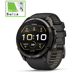 010-04337-69 fenix 9 Pro（フェニックス 9 プロ）Sapphire AMOLED 51mm GPSスマートウォッチ【心電図心電図（ECG）アプリ】  DLC Ti / Black
