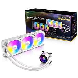 ANTEC ����CPU�N�[���[ 120mm�t�@����3 [LGA115X/1200/1366/1700/1851/20XX�EAM3/AM4/AM5]  �z���C�g Luna 360 ARGB White
