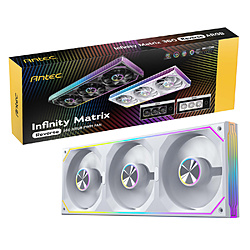 ANTEC �P�[�X�t�@����3 [120mm /1800RPM] (���o�[�X�u���[�h) Infinity Matrix 360 Reverse ARGB White �z���C�g IM 360R ARGB White �ysof001�z
