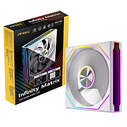 ANTEC �P�[�X�t�@�� [120mm /1800RPM] Infinity Matrix 120 ARGB White �z���C�g IM 120 ARGB White