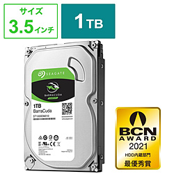 Seagate 内蔵HDD　BarraCuda ST1000DM010 バルク品 (3.5インチ/1TB/SATA)