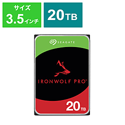 内蔵HDD SATA接続 IronWolf Pro  ST20000NT001 ［20TB /3.5インチ］