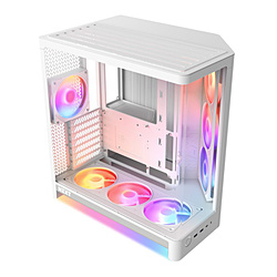 NZXT PC�P�[�X [ATX / MicroATX / Mini-ITX] H6 RGB+ (2026) �z���C�g �z���C�g CC-H62FW-P1