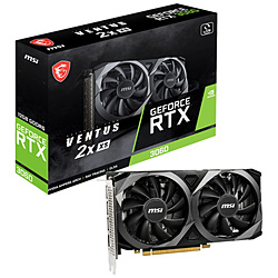 グラフィックボード GeForce RTX 3060 VENTUS 2X XS 12G   ［GeForce RTXシリーズ /12GB］