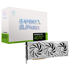 グラフィックボード GeForce RTX 4070 Ti GAMING X SLIM WHITE 12G   ［GeForce RTXシリーズ /12GB］