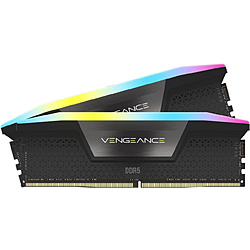 増設メモリ VENGEANCE RGB DDR5 ブラック CMH64GX5M2B5600Z40K ［DIMM DDR5 /32GB /2枚］