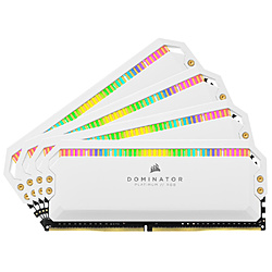 増設メモリ DOMINATOR PLATINUM RGB ホワイト CMT32GX4M4C3200C16W ［DIMM DDR4 /8GB /4枚］