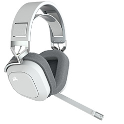 CA-9011236-AP ゲーミングヘッドセット HS80 RGB WIRELESS White ホワイト ［ワイヤレス（USB）＋有線 /両耳 /ヘッドバンドタイプ］