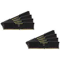 増設メモリ VENGEANCE LPX ブラック CMK128GX4M8E3200C16 ［DIMM DDR4 /16GB /8枚］