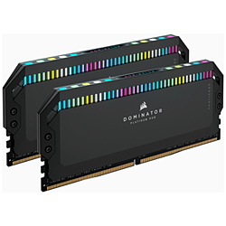 増設メモリ DOMINATOR PLATINUM RGB ブラック CMT64GX5M2B5200C40 ［DIMM DDR5 /32GB /2枚］
