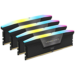 増設メモリ VENGEANCE RGB DDR5(5600MT/s CL40) ブラック CMH128GX5M4B5600C40 ［DIMM DDR5 /32GB /4枚］