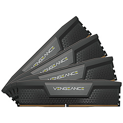 増設メモリ VENGEANCE DDR5(6400MT/s CL32) ブラック CMK96GX5M4B6400C32 ［DIMM DDR5 /24GB /4枚］