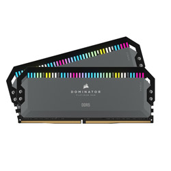 増設メモリ DOMINATOR RGB DDR5(5600MT/s C36) クールグレー CMT32GX5M2B5600Z36 ［DIMM DDR5 /16GB /2枚］