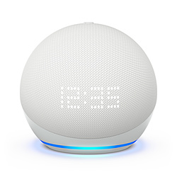 有Amazon(亚马逊)[新型]Echo Dot with clock(回声点有钟表)第5代-钟表的修长的音响with Alexa B09B9B49GT[支持Bluetooth的/Wi-Fi对应]