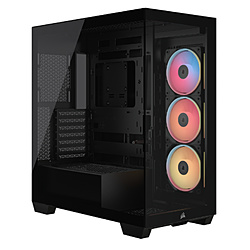 CORSAIR(RZA) PCP[X [ATX /Micro ATX /Extended ATX /Mini-ITX] 3500X LX-R RGB iCUE LINK ubN CC-9011324-WW