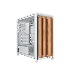 CORSAIR(�R���Z�A) PC�P�[�X [ATX /Micro ATX /Extended ATX /Mini-ITX] FRAME 4000D WOOD RS �z���C�g&�I�[�N CC-9011341-WW