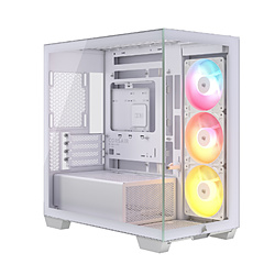 CORSAIR(�R���Z�A) PC�P�[�X [Micro ATX /Mini-ITX] 2800X RS-R ARGB �z���C�g CC-9011348-WW