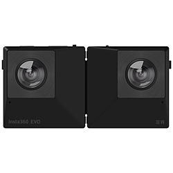 180度3D / 360度カメラ Insta360 EVO ブラック CINEVOX/A-BK