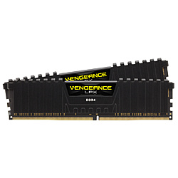 増設メモリ VENGEANCE LPX ブラック CMK16GX4M2Z3200C16 ［DIMM DDR4 /8GB /2枚］