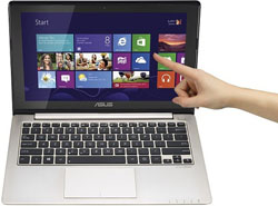 ノートPC ASUS VivoBook シリーズ X202E X202E-CT3217　（2012年モデル・スチールグレー）    ［Windows 8 /インテル Core i3 /KINGSOFT Office］