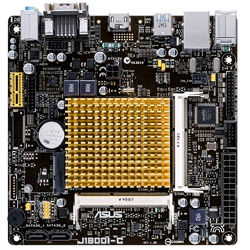 Mini ITXマザーボード ［オンボード（Celeron J1800）・DDR3L］ J1800I-C