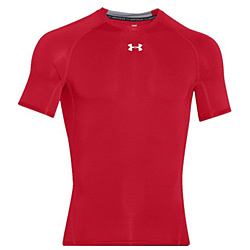 メンズ UAヒートギアアーマー ショートスリーブ(MDサイズ/レッド） 1257468    ［メンズ］