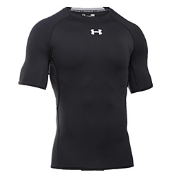 メンズ UAヒートギアアーマー ショートスリーブ(MDサイズ/ブラック） 1257468    ［メンズ］