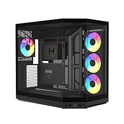HYTE PC�P�[�X [ATX /Micro ATX /Extended ATX /Mini-ITX] Y50 RGB Pitch Black HYTE Y50 RGB Pitch Black