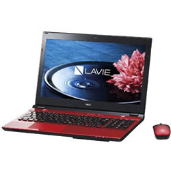 中古】LAVIE Note Standard PC-NS350EAR-KS クリスタルレッド 〔NEC