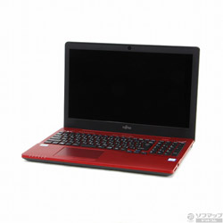 中古】LIFEBOOK AH53／A3 FMVA53A3RK ルビーレッド 〔Windows 10