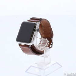 【中古】Apple Watch Series 2 Hermes 38mm ステンレススチール 