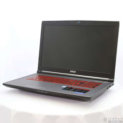 中古】msi GV72 GV72-7RE-1058JP ブラック 〔Windows 10〕 ≪メーカー