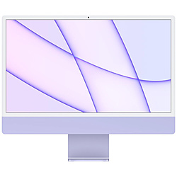 iMac Retina4.5K 24inch 2021 Apple M1 8コアCPU 8コアGPU 8GB 512GB パープル iMac21.1