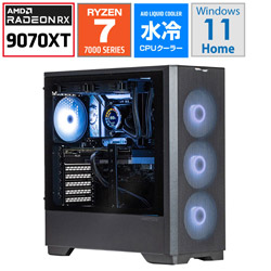 STORM ゲーミングデスクトップパソコン SS278XDS97XT64G2B1H [RX 9070XT]