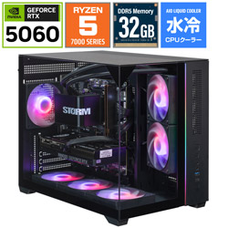 STORM �Q�[�~���O�f�X�N�g�b�v�p�\�R�� SGL75FS5632G2BH [RTX 5060] �y�w�����T�F�\�t�}�b�v3�N�Ԓ����ۏ؁z