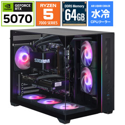 STORM �Q�[�~���O�f�X�N�g�b�v�p�\�R�� SGL75FS5764G1BH [RTX 5070]