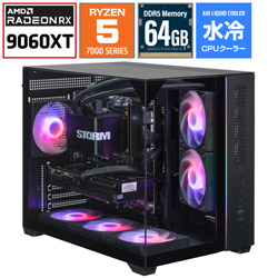 STORM �Q�[�~���O�f�X�N�g�b�v�p�\�R�� SGL75FS96XTH64G1BH [RX9060XT 16GB]
